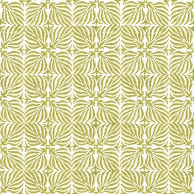 Kasmir Floriata Blocks Olive in 5124 Green Cotton  Blend Fire Rated Fabric